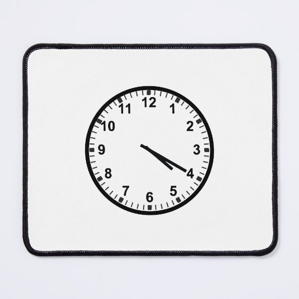 Item preview, 4:20 Clock (black text) designed and sold by MainsleyDesign.