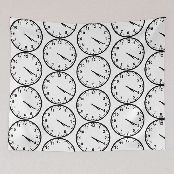 Item preview, 4:20 Clock (black text) designed and sold by MainsleyDesign.
