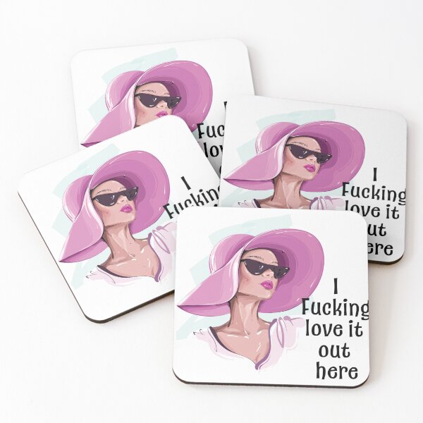 Item preview, Parisian Aesthetic bold quote i love it out here designed and sold by doracreations.