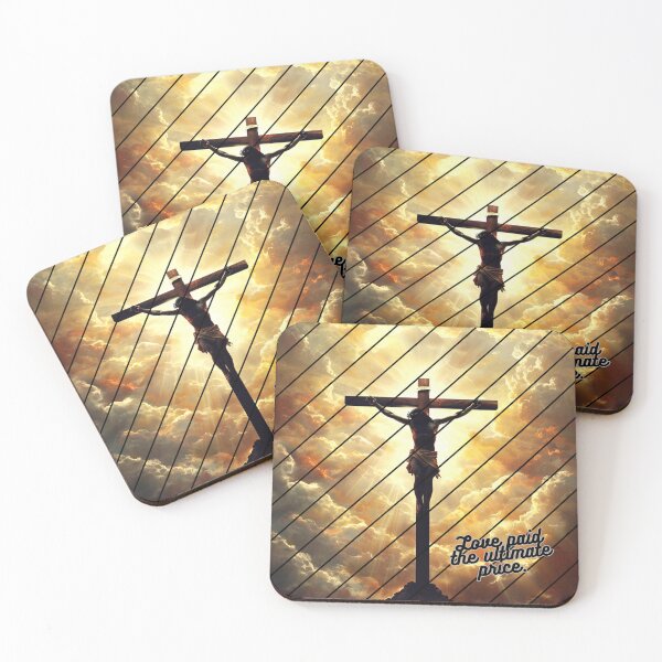 Item preview, Love Paid the Ultimate Price - Christian Faith Art designed and sold by drip.design.co.