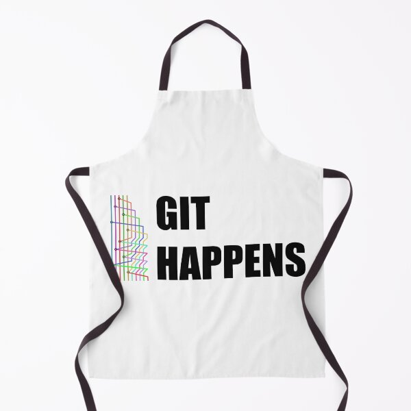 Item preview, Git Happens in Black designed and sold by Sciencey Shirts.