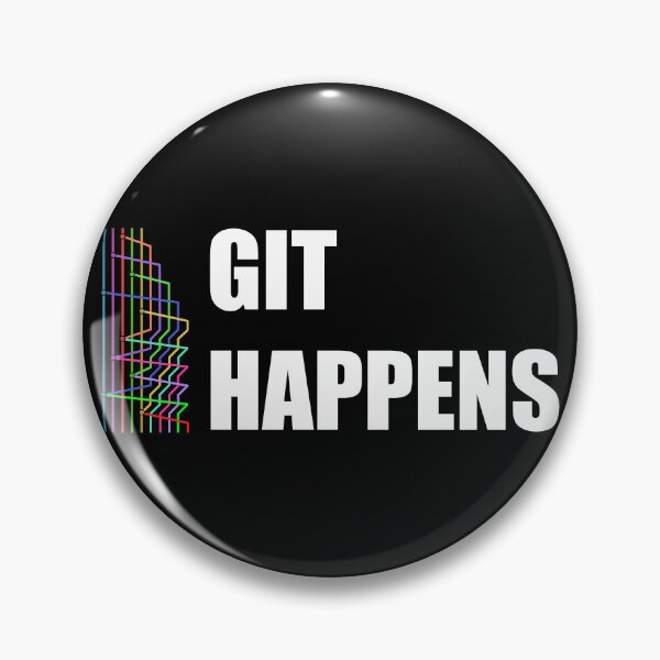 Item preview, Git Happens in White designed and sold by Sciencey Shirts.
