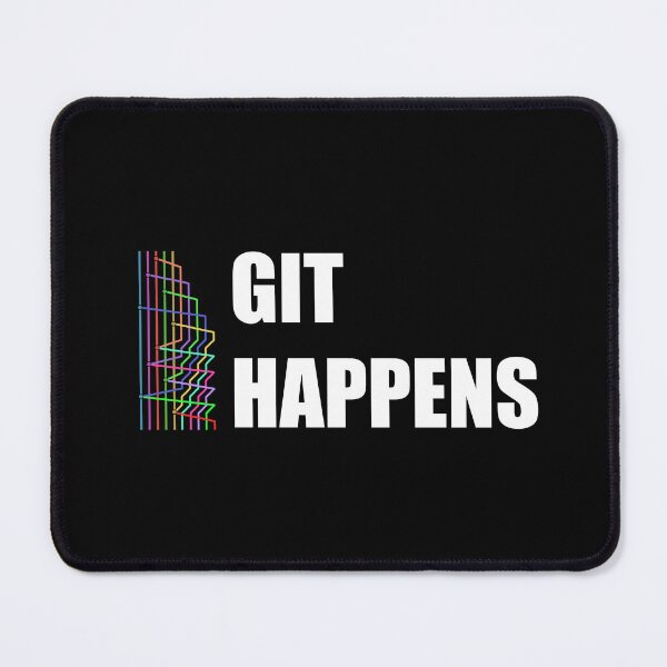 Item preview, Git Happens in White designed and sold by Sciencey Shirts.
