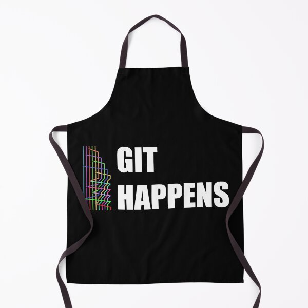 Item preview, Git Happens in White designed and sold by Sciencey Shirts.