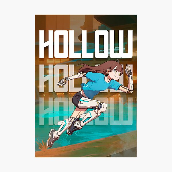 Item preview, Anime Girl running in cyberpunk beach designed and sold by SetSumi.
