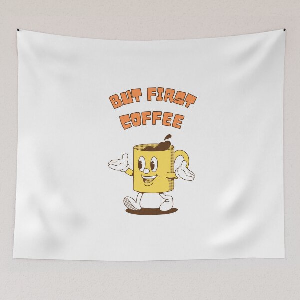 Item preview, But First Coffee, Cup of Coffee, Orange Font designed and sold by AASparksDesigns.