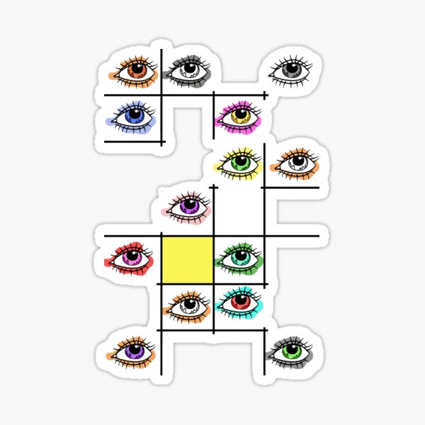 Magic eyes Sticker