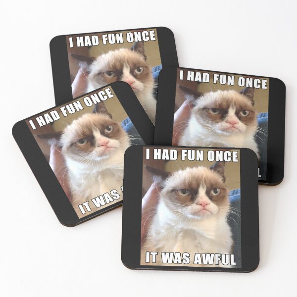 Item preview, I had fun once. It was awful Grumpy Cat designed and sold by Alluka Brand.