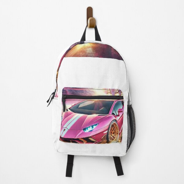 Item preview, Pink Lamborghini in Space | Futuristic Supercar | Luxury Cosmic Ride designed and sold by AkilaCreations .