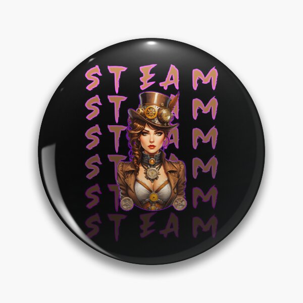 Item preview, chica punk de vapor designed and sold by DMFPRINTS.