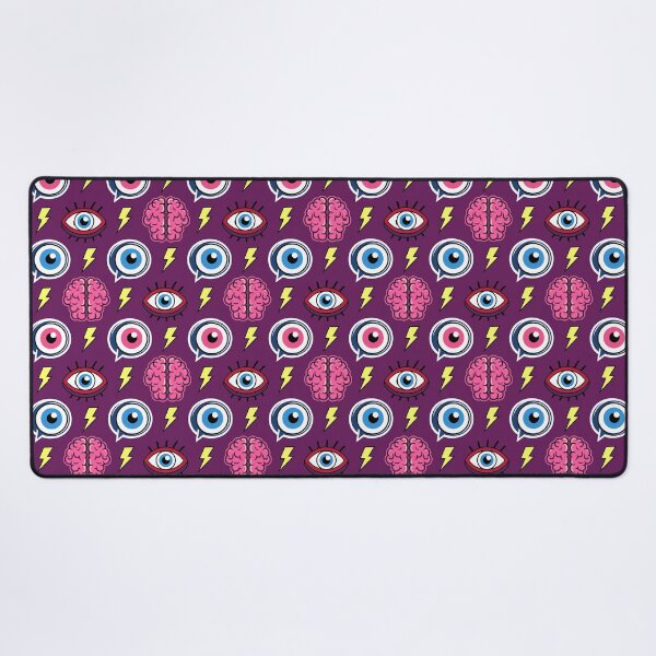 Item preview, Trippy Eye and Brain Pattern – Psychedelic Pop Art Design designed and sold by Mystikos Art.