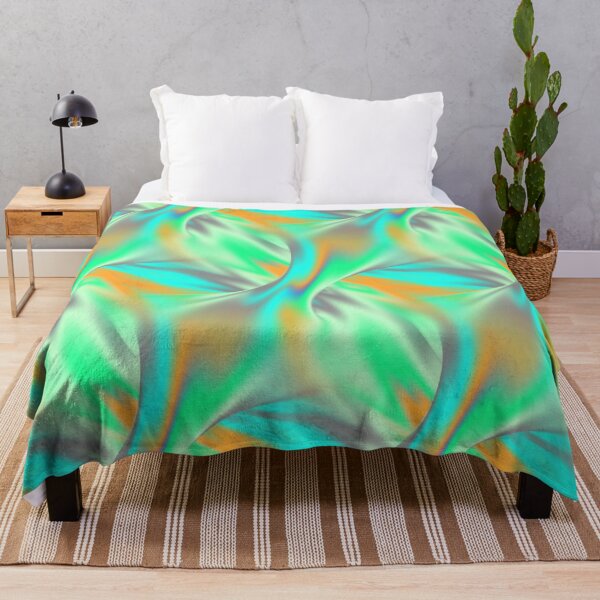 Item preview, Abstract Teal Green Fractal Scene 17 designed and sold by SXW Designs.
