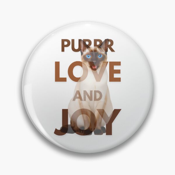 Artikelvorschau, Purrr Love and Joy – Entzückendes Siamkatzen-Design entworfen und verkauft von Fredster1966.