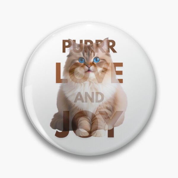 Artikelvorschau, Purrr Love and Joy – Entzückendes Ragdoll-Katzen-Design entworfen und verkauft von Fredster1966.