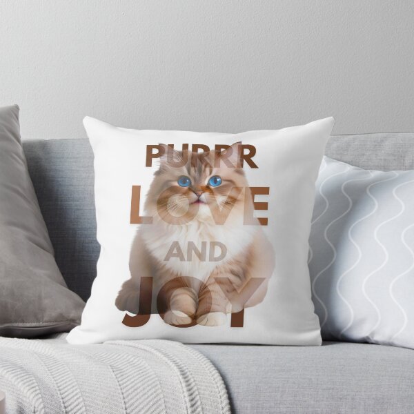 Aperçu de l'œuvre Purrr Love and Joy – Adorable chat Ragdoll créée et vendue par Fredster1966.