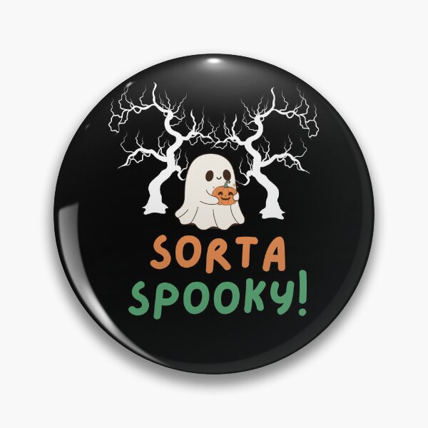 Item preview, Sorta Spooky Cute Ghost with Pumpkin | Halloween Kawaii Design designed and sold by Basma Store.