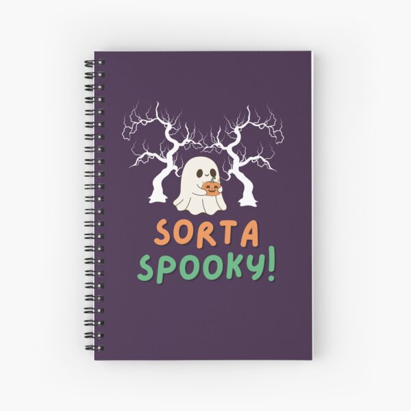 Item preview, Sorta Spooky Cute Ghost with Pumpkin | Halloween Kawaii Design designed and sold by Basma Store.