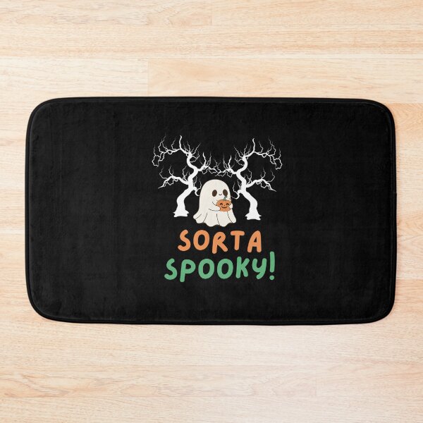 Item preview, Sorta Spooky Cute Ghost with Pumpkin | Halloween Kawaii Design designed and sold by Basma Store.