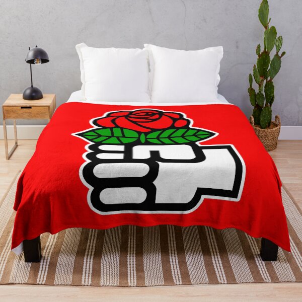 Item preview, Socialist Rose (Red Background) designed and sold by Good-Looking Corpse.