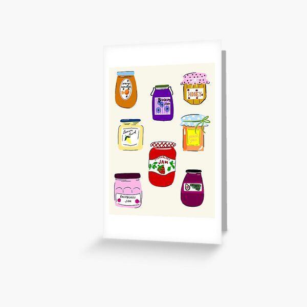 Item preview, Jams and Jars designed and sold by neeshcards.