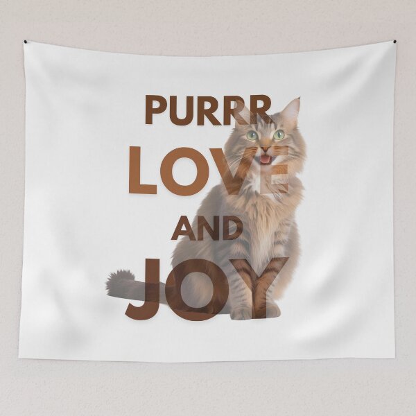 Aperçu de l'œuvre Purrr Love and Joy – Adorable chaton américain à poil long créée et vendue par Fredster1966.