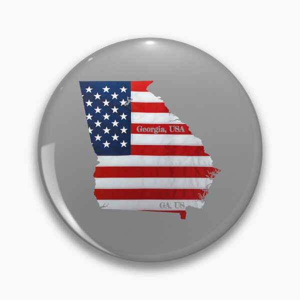Item preview, American Flag Over Georgia Design designed and sold by PhilbonianDezin.