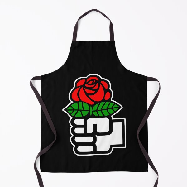 Item preview, Socialist Rose (Black Background) designed and sold by Good-Looking Corpse.
