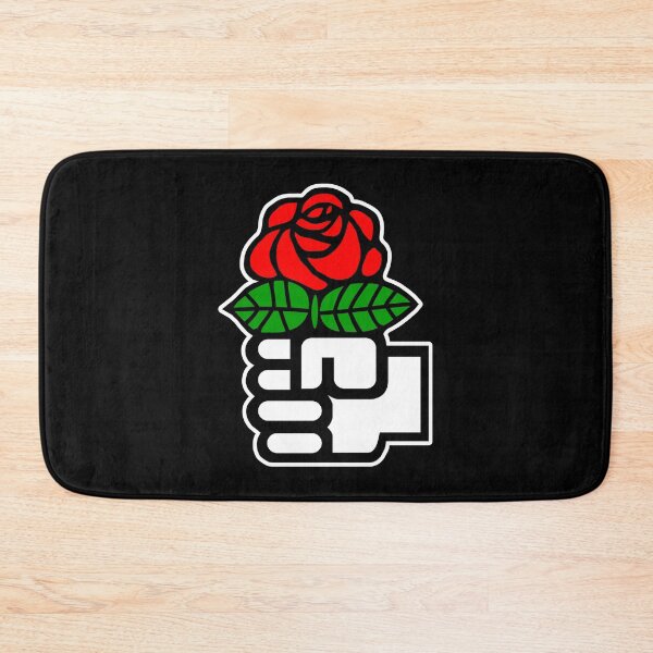 Item preview, Socialist Rose (Black Background) designed and sold by Good-Looking Corpse.