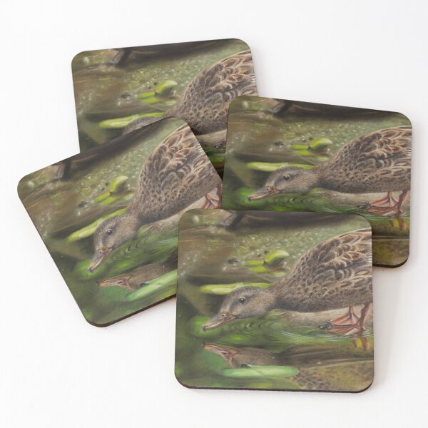 Item preview, Duck in the Turtle Pond designed and sold by Pansymade.