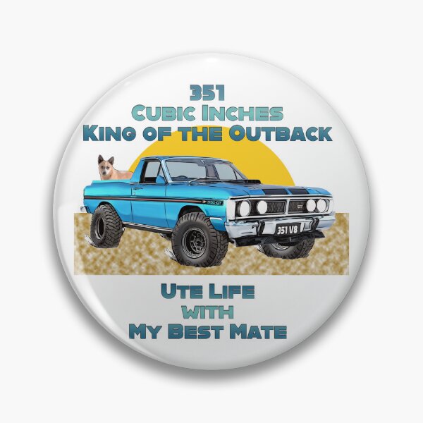 Item preview, 351 Cubic Inches - King of the Outback Ute Life with My Best Mate designed and sold by Michael van der Hoorn.