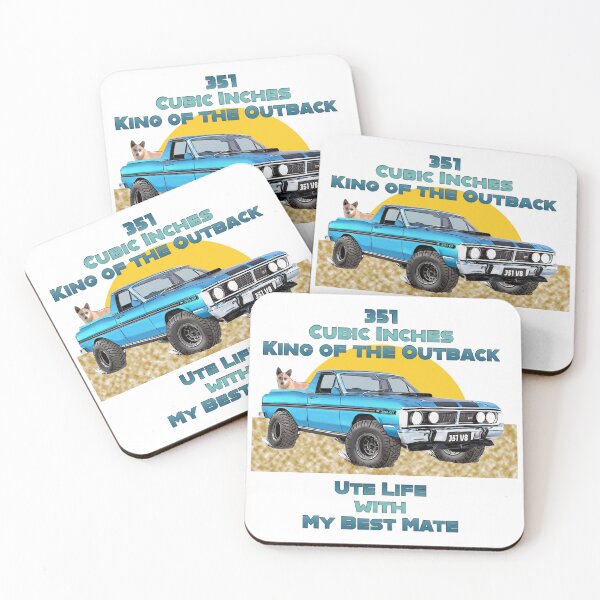 Item preview, 351 Cubic Inches - King of the Outback Ute Life with My Best Mate designed and sold by Michael van der Hoorn.