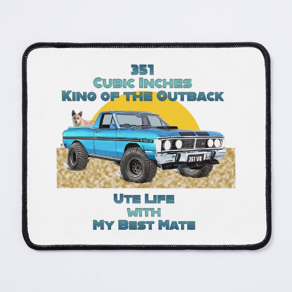Item preview, 351 Cubic Inches - King of the Outback Ute Life with My Best Mate designed and sold by Michael van der Hoorn.