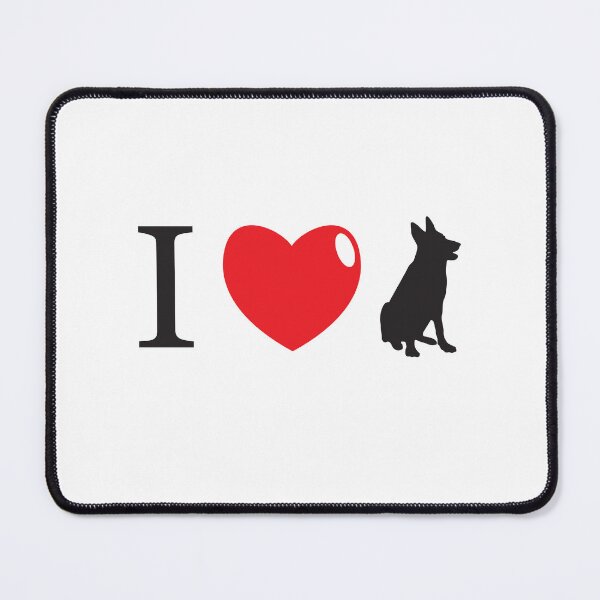 Item preview, I heart love Kelpie dog designed and sold by jazzydevil.