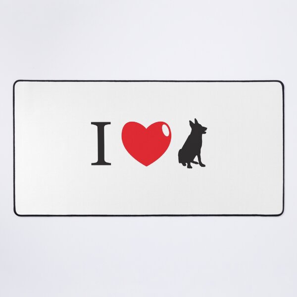 Item preview, I heart love Kelpie dog designed and sold by jazzydevil.
