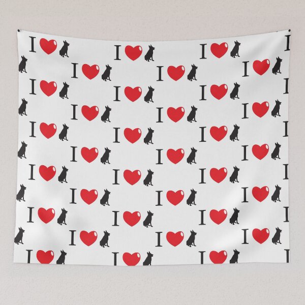 Item preview, I heart love Kelpie dog designed and sold by jazzydevil.