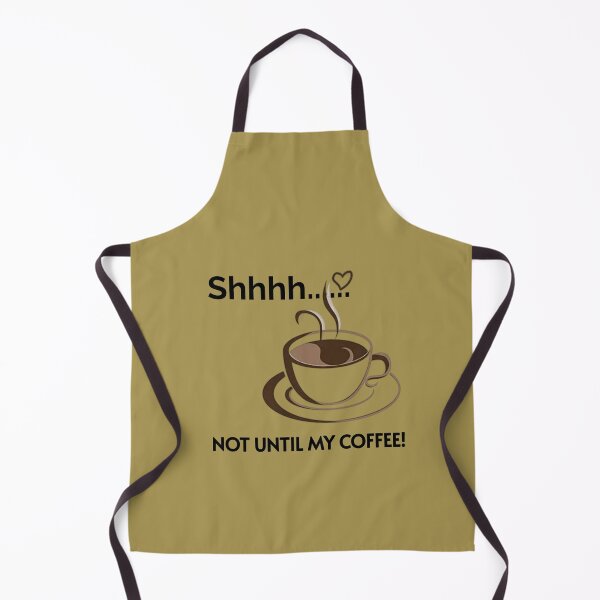 Item preview, Shhhhhh... Not until my coffee! designed and sold by Flavaprints4u.