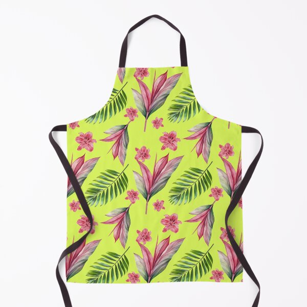 Aperçu de l'œuvre Hibiscus roses et feuilles tropicales créée et vendue par Topmel.