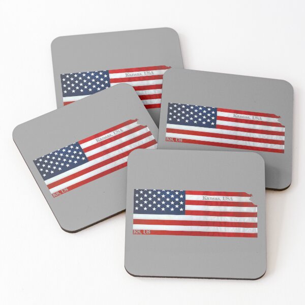Item preview, American Flag Over Kansas Design designed and sold by PhilbonianDezin.