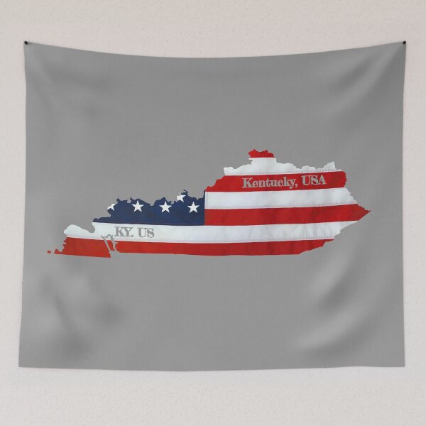 Item preview, American Flag Over Kentucky Design designed and sold by PhilbonianDezin.
