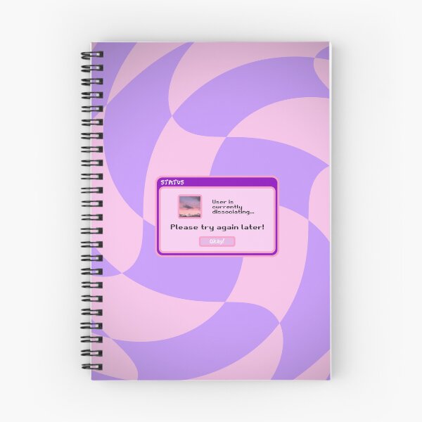 Item preview, User Is Currently Dissociating - Y2K Aesthetic Error Message designed and sold by AeroWave Designs.