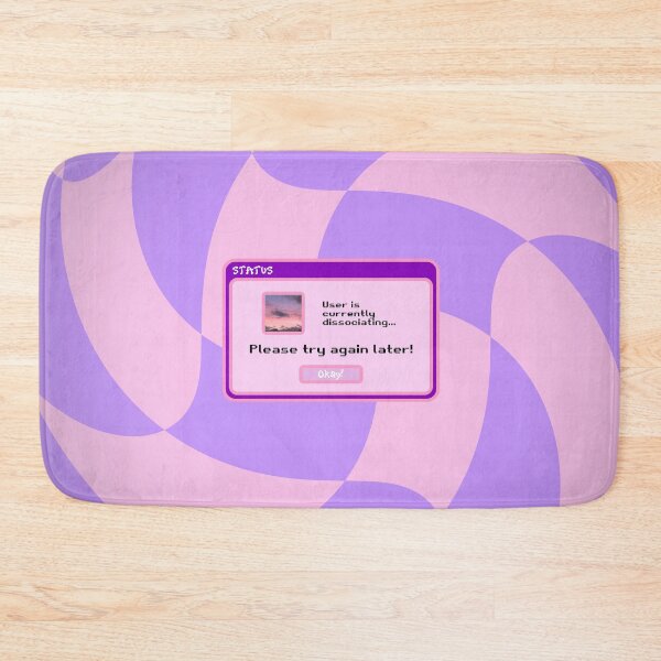 Item preview, User Is Currently Dissociating - Y2K Aesthetic Error Message designed and sold by AeroWave Designs.