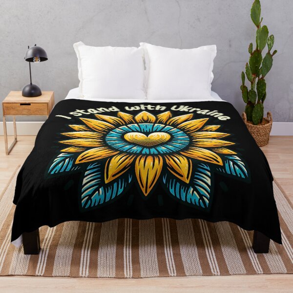 Item preview, Stand with Ukraine - sunflower designed and sold by EvergreenWhimsy.