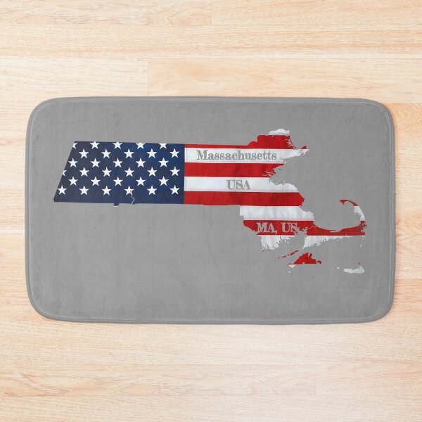 Item preview, American Flag Over Massachusetts Design designed and sold by PhilbonianDezin.