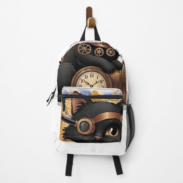 Item preview, Steampunk Timekeeper Cat and Master Time Traveler designed and sold by ChenEngEng.