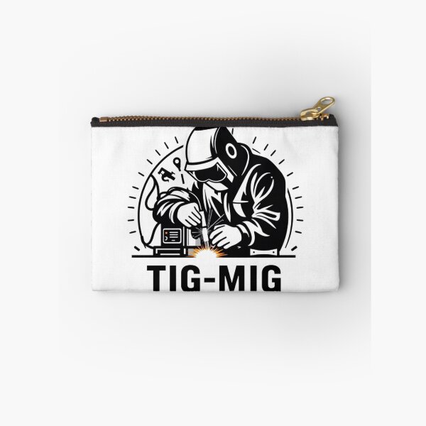 Item preview, Professional Welder Illustration with TIG-MIG Text designed and sold by Cloud-Riders.