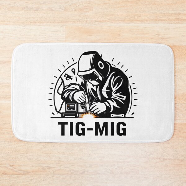 Item preview, Professional Welder Illustration with TIG-MIG Text designed and sold by Cloud-Riders.