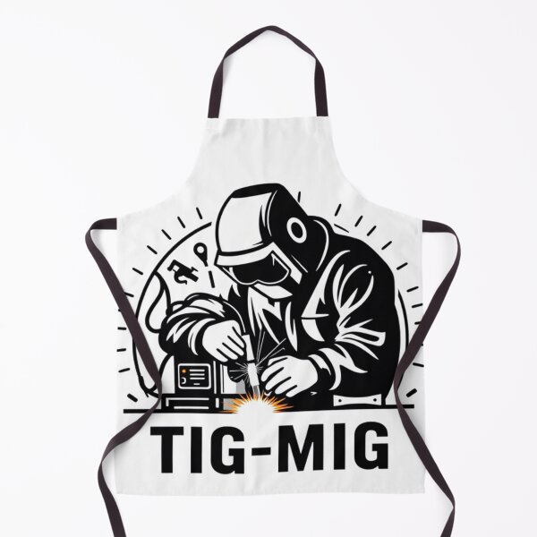 Item preview, Professional Welder Illustration with TIG-MIG Text designed and sold by Cloud-Riders.