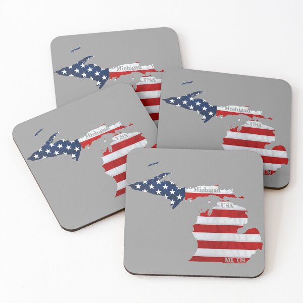 Item preview, American Flag Over Michigan Design designed and sold by PhilbonianDezin.