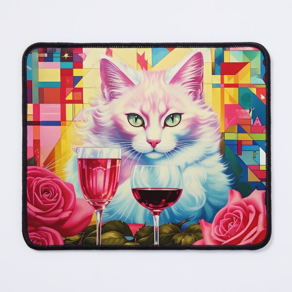 Item preview, Cat angel among roses. designed and sold by Natalia-Vlad.