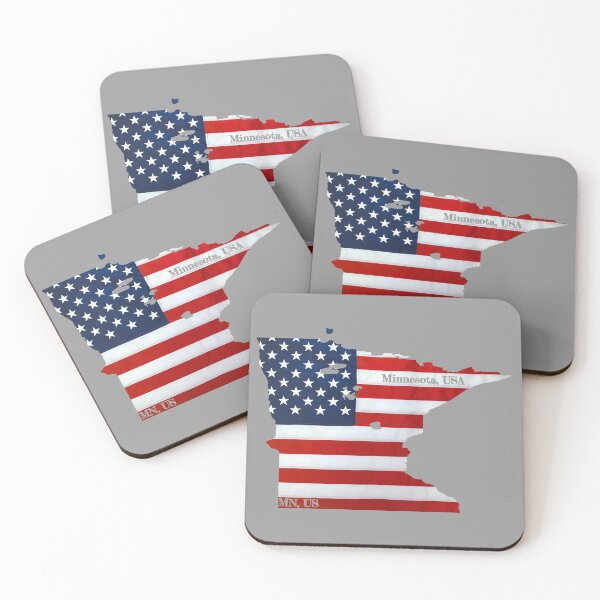 Item preview, American Flag Over Minnesota Design designed and sold by PhilbonianDezin.